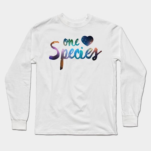 One Species Long Sleeve T-Shirt by Pride Pocket